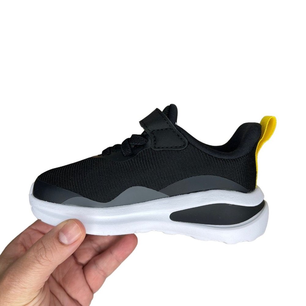 Adidas FortaRun Baby Boys Sneakers Size 6K Wide Width Black Lightweight & Comfy - Picture 6 of 16
